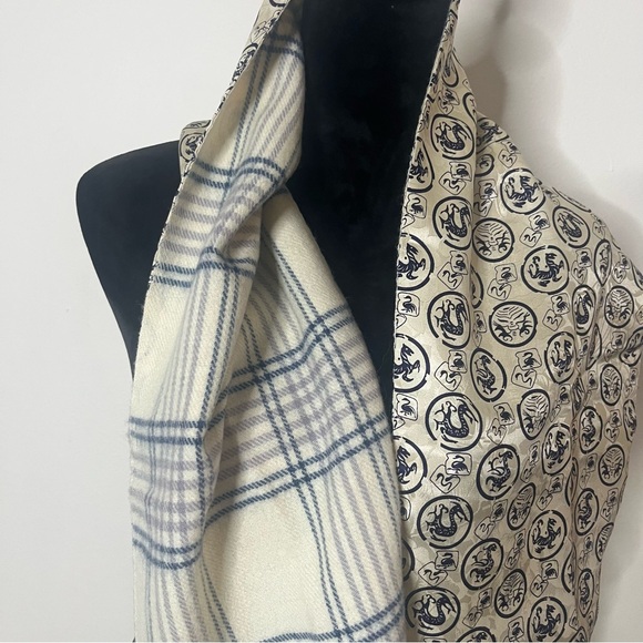 Echarpe Laine Et Soie Accessories - Women’s Echarpe Laine‎ Et Soie Luxury Silk/Wool Double Sided Tassel Scarf 49.5”